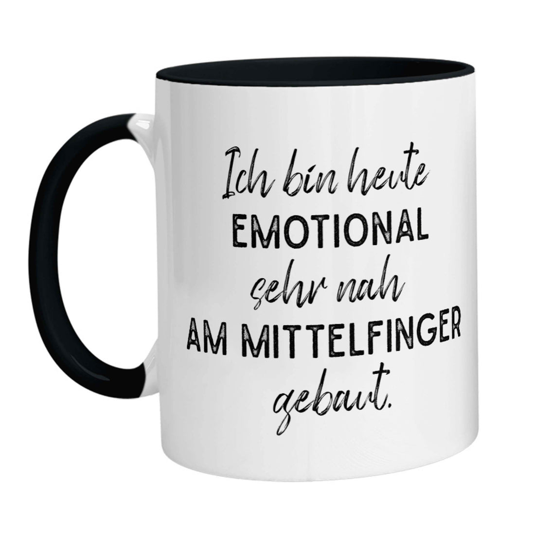 Tasse - Ich bin heute Emotional sehr nah am Mittelfinger gebaut - Zwergenstick