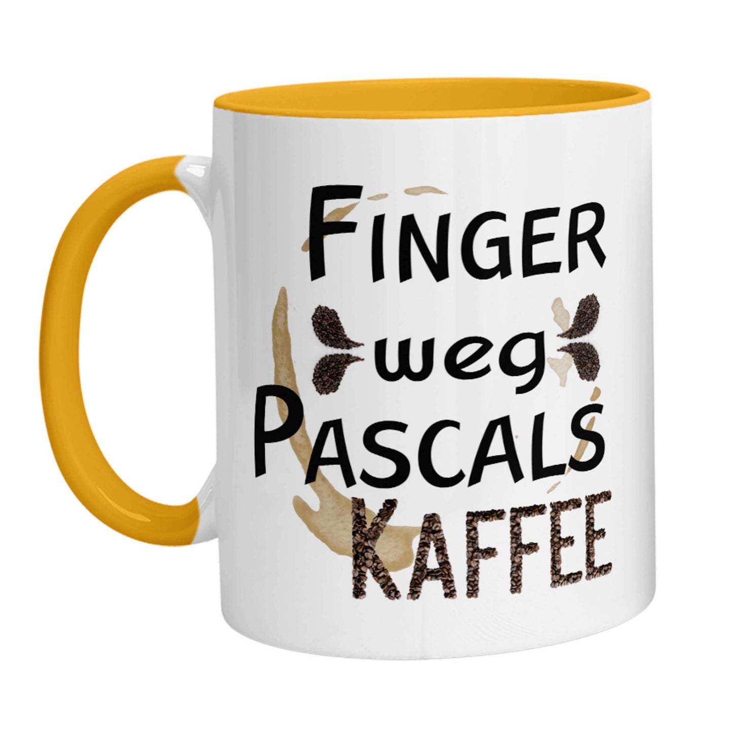 Tasse - Finger weg (Personalisiert) Kaffee