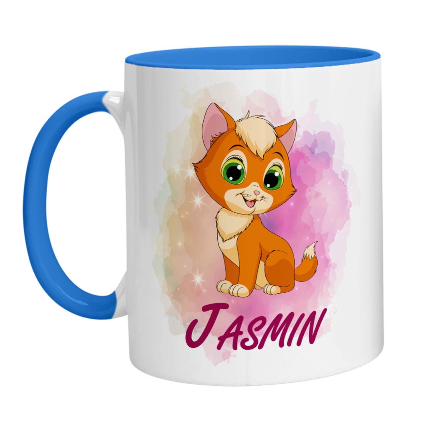 Tasse - Namenstasse Katze (Personalisiert) - Zwergenstick