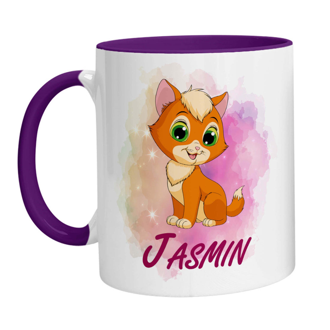 Tasse - Namenstasse Katze (Personalisiert) - Zwergenstick