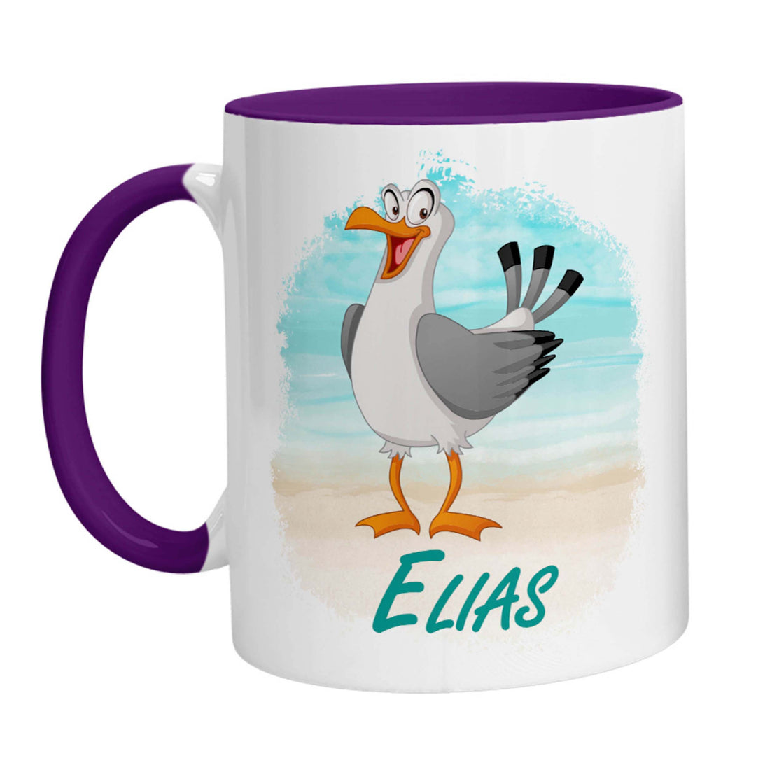 Tasse - Namenstasse Möwe (Personalisiert) - Zwergenstick