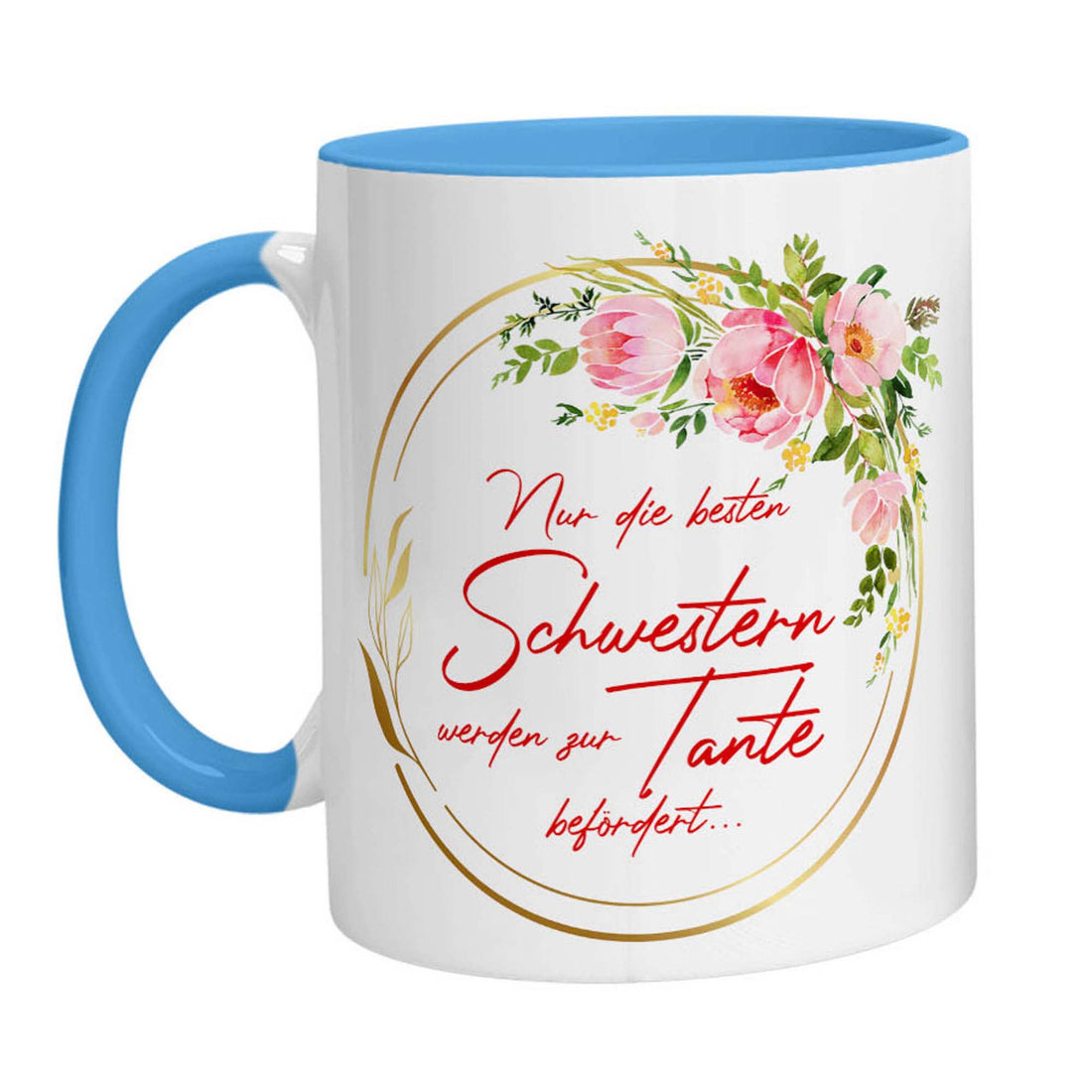 Tasse - Nur die besten Schwester werden zur Tante befördert - Zwergenstick