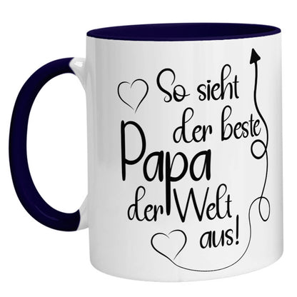 Tasse - So sieht der beste Papa der Welt aus - Zwergenstick