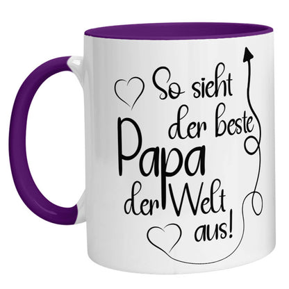Tasse - So sieht der beste Papa der Welt aus - Zwergenstick