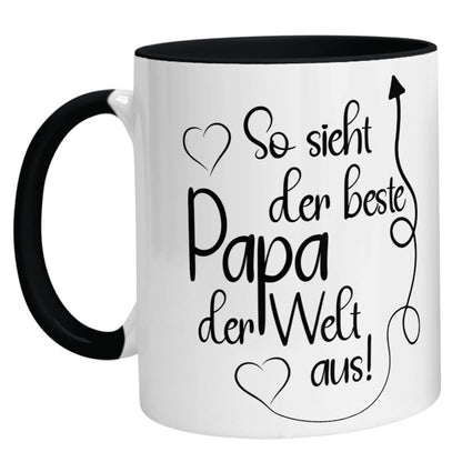 Tasse - So sieht der beste Papa der Welt aus - Zwergenstick