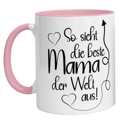 Tasse - So sieht die beste Mama der Welt aus - Zwergenstick