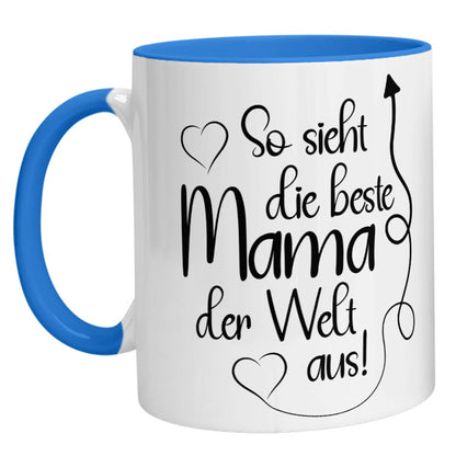 Tasse - So sieht die beste Mama der Welt aus - Zwergenstick