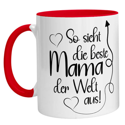 Tasse - So sieht die beste Mama der Welt aus - Zwergenstick