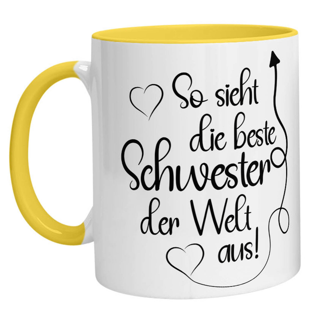 Tasse - So sieht die beste Schwester der Welt aus - Zwergenstick