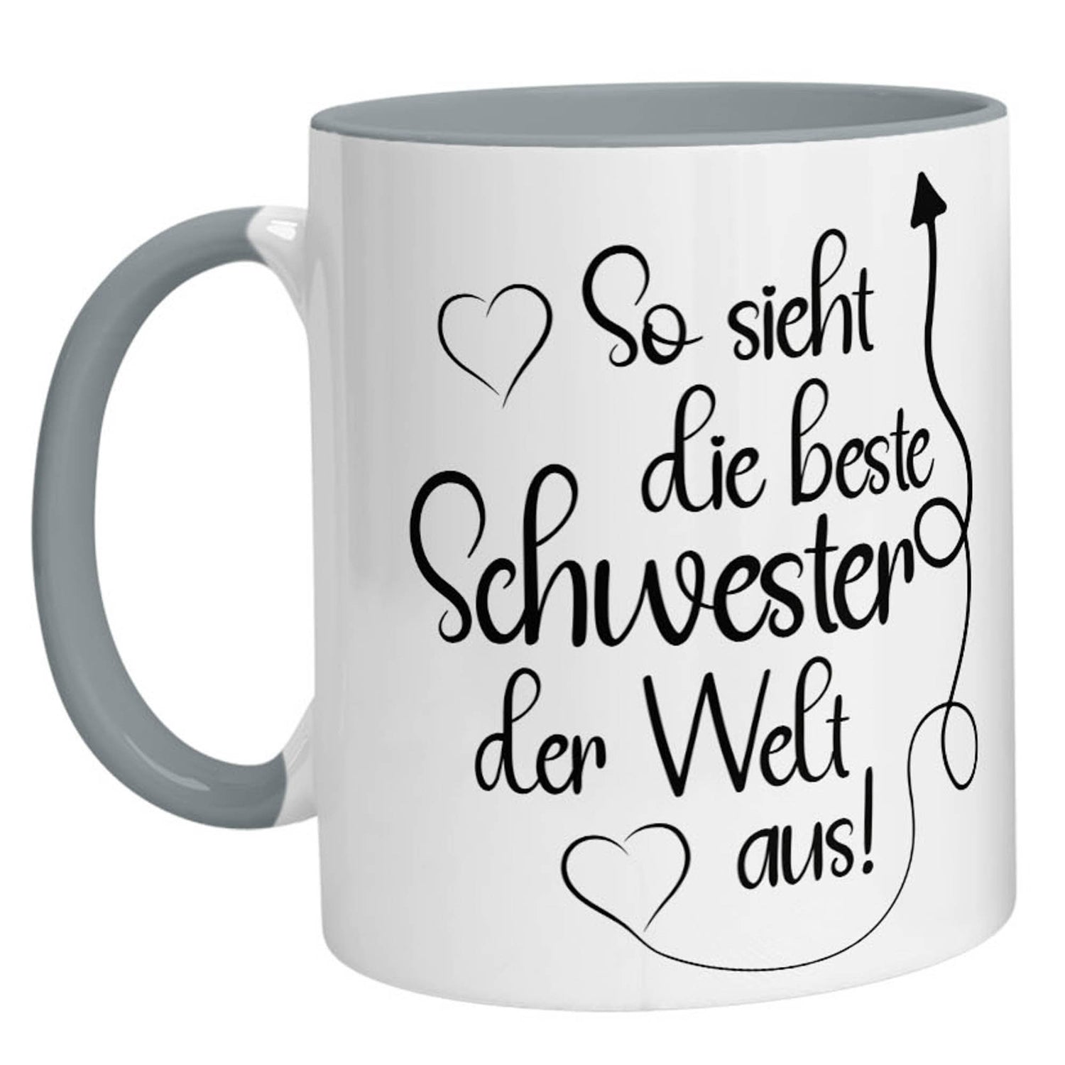 Tasse - So sieht die beste Schwester der Welt aus - Zwergenstick