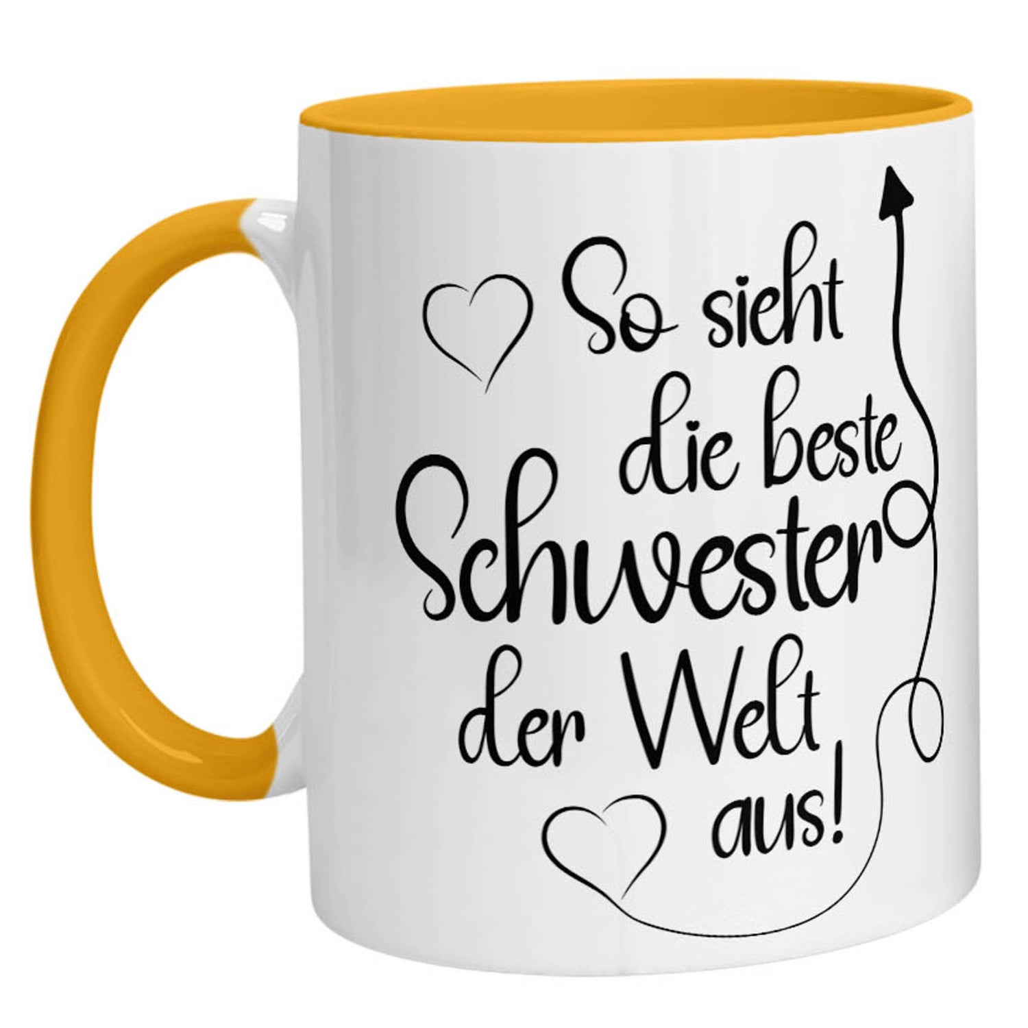 Tasse - So sieht die beste Schwester der Welt aus - Zwergenstick