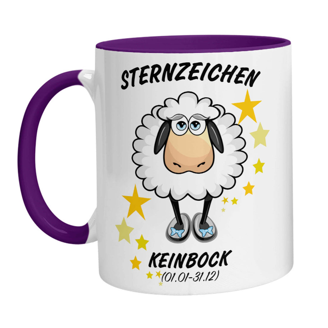 Tasse - Schaf Sternzeichen Keinbock - Zwergenstick