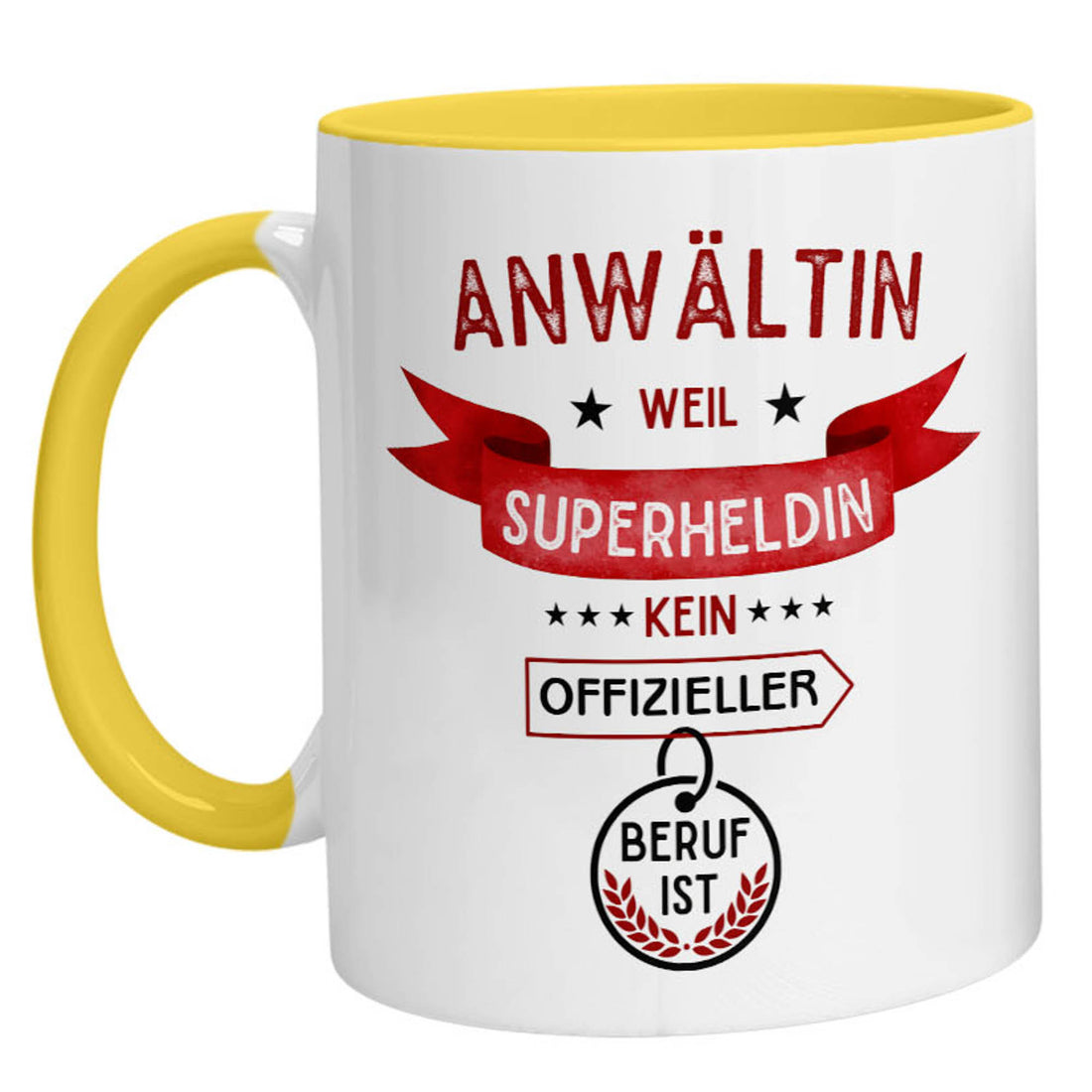 Tasse - Superheldin Anwältin - Zwergenstick