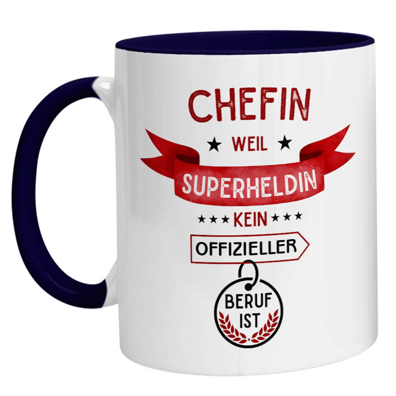 Tasse - Superheldin Chefin - Zwergenstick
