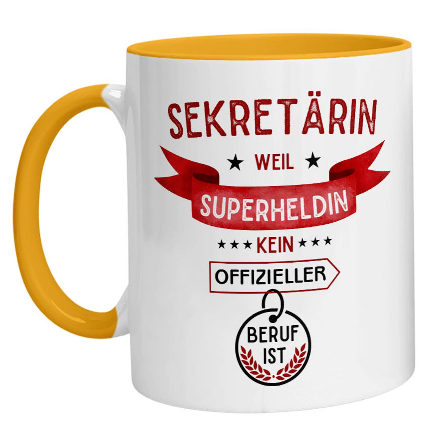Tasse - Superheldin Sekretärin - Zwergenstick