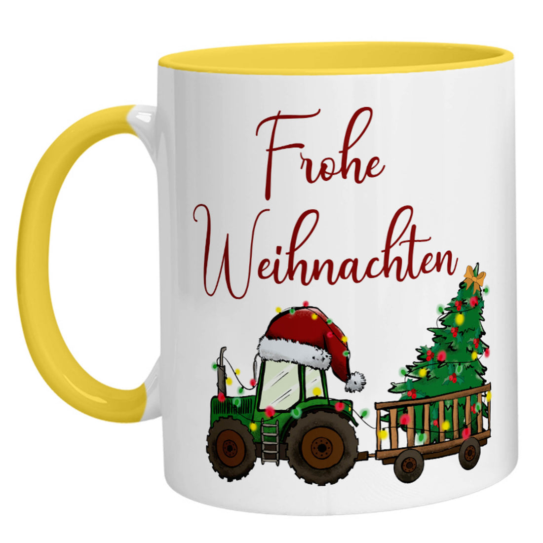 Tasse – Frohe Weihnachten Trecker - Zwergenstick