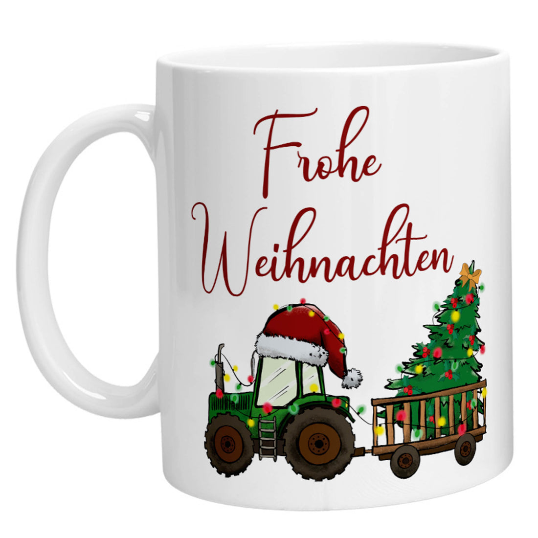 Tasse – Frohe Weihnachten Trecker - Zwergenstick