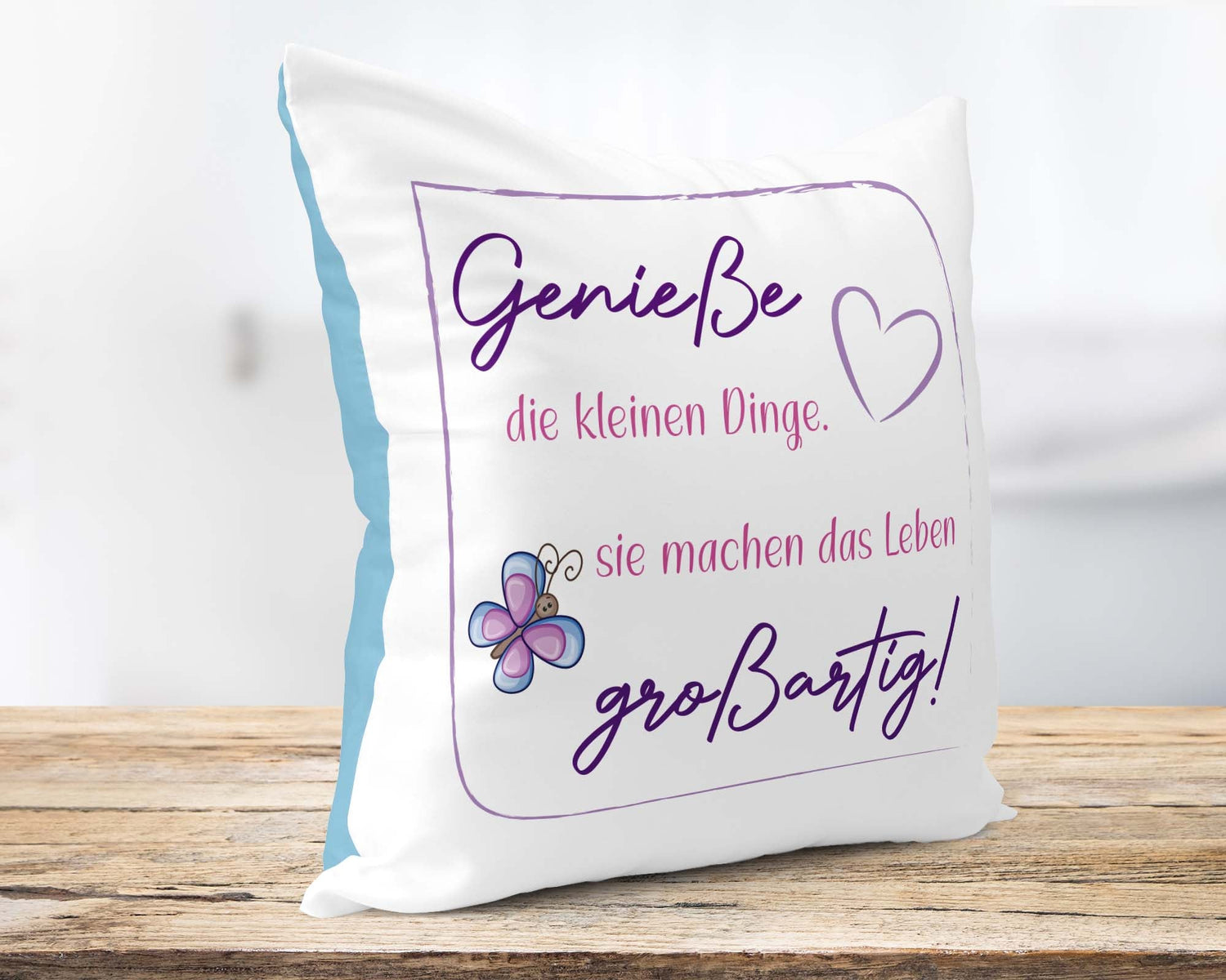 Glücksmomente Zitat - Kissen &