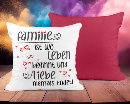 Liebevolles Familien - Kissen &