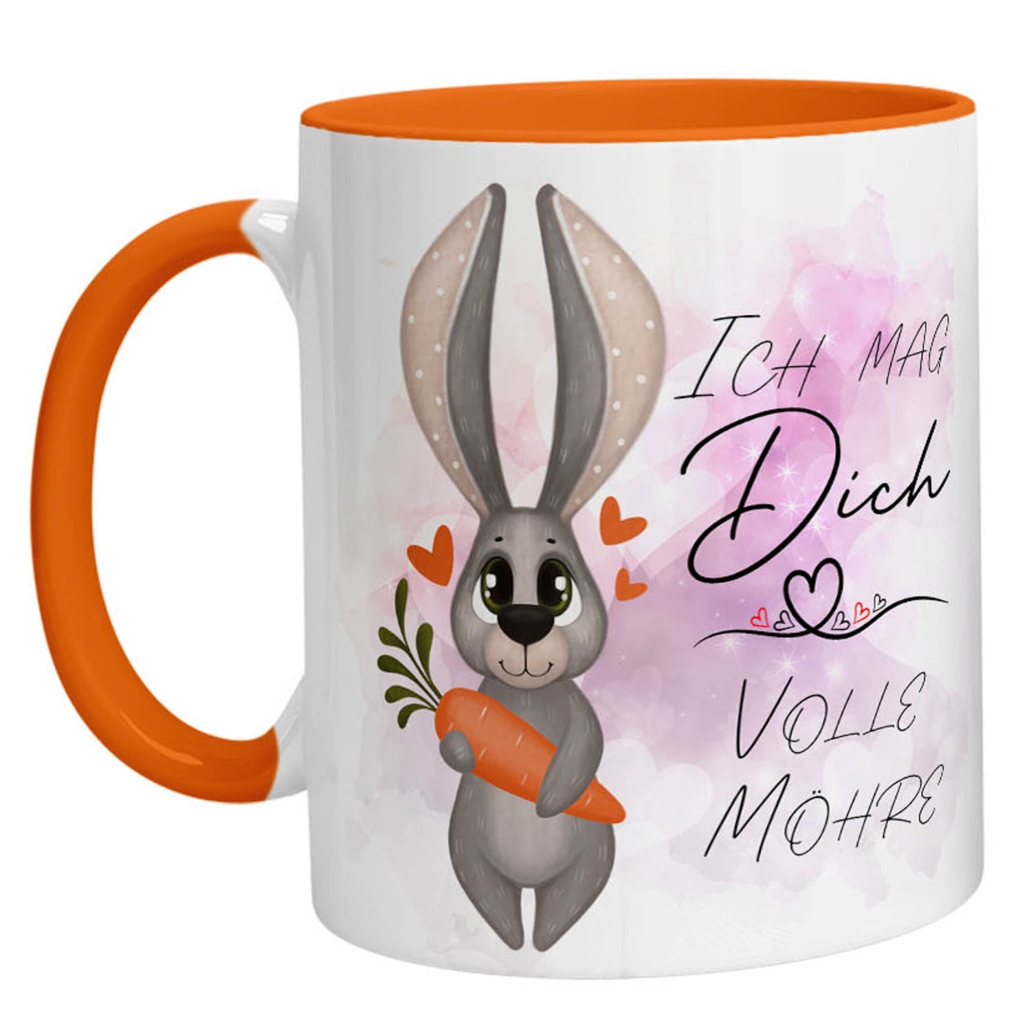 Tasse – Bild Ich mag Dich volle Möhre - Zwergenstick