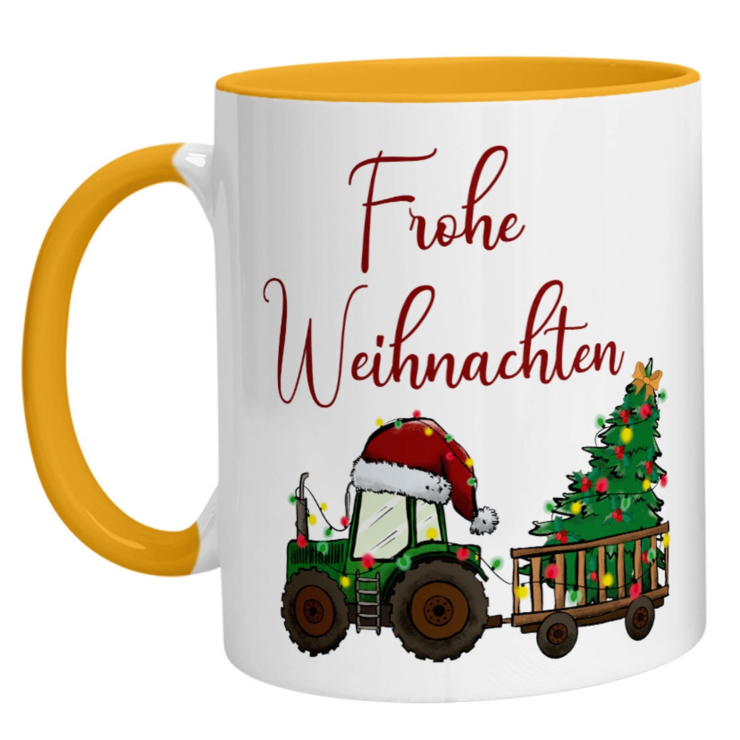 Tasse – Frohe Weihnachten Trecker - Zwergenstick