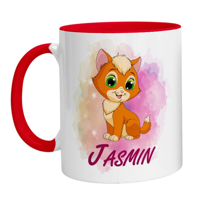 Tasse - Namenstasse Katze (Personalisiert) - Zwergenstick
