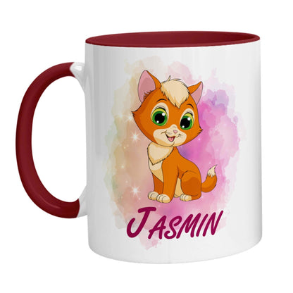 Tasse - Namenstasse Katze (Personalisiert) - Zwergenstick