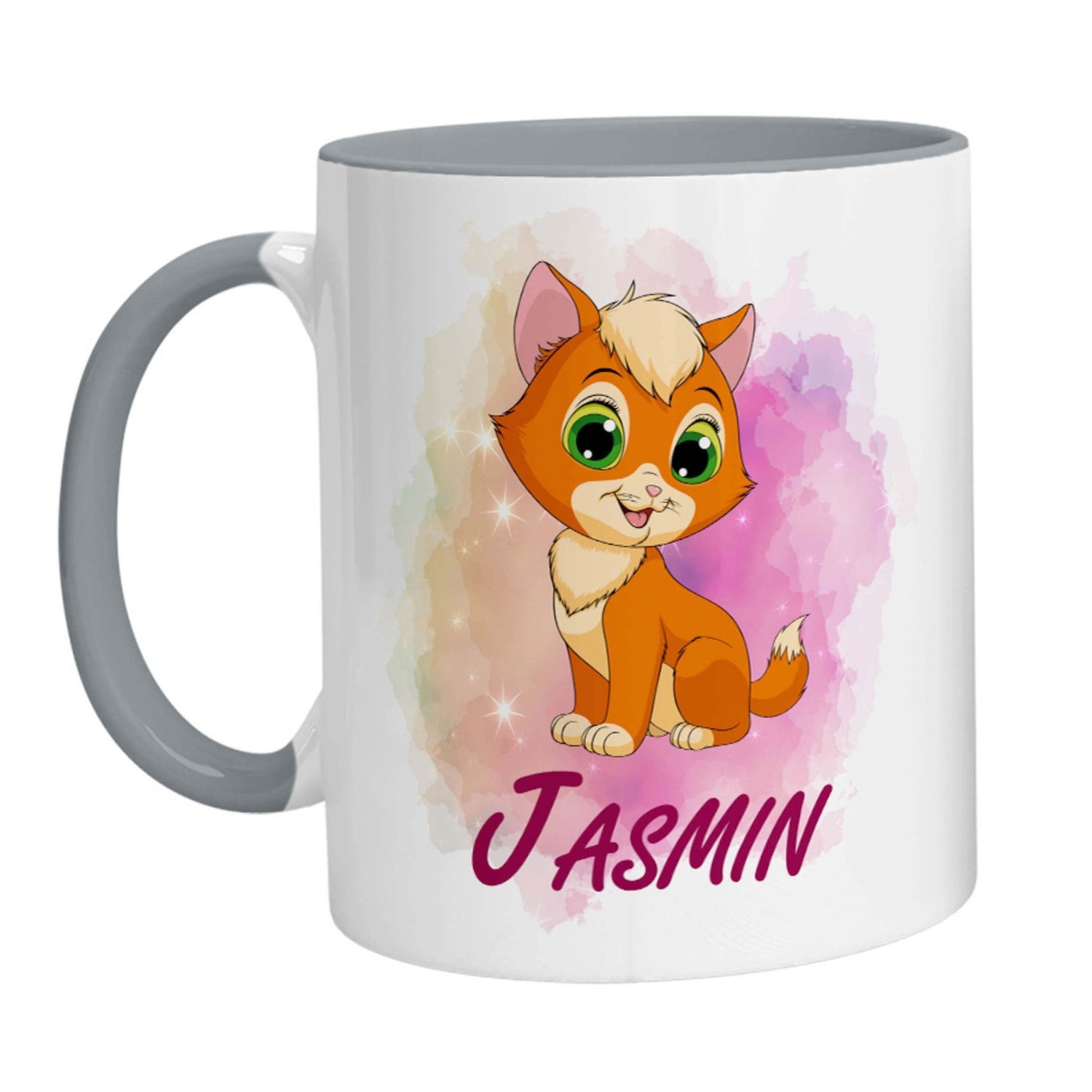 Tasse - Namenstasse Katze (Personalisiert) - Zwergenstick