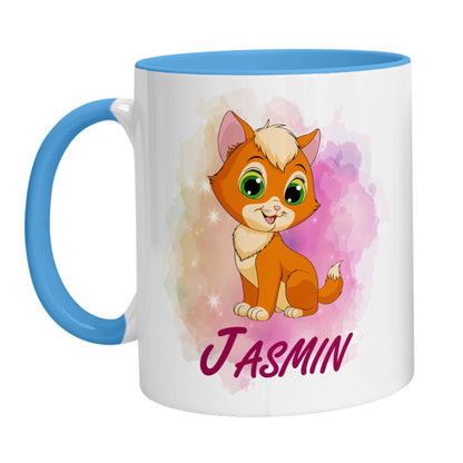 Tasse - Namenstasse Katze (Personalisiert) - Zwergenstick