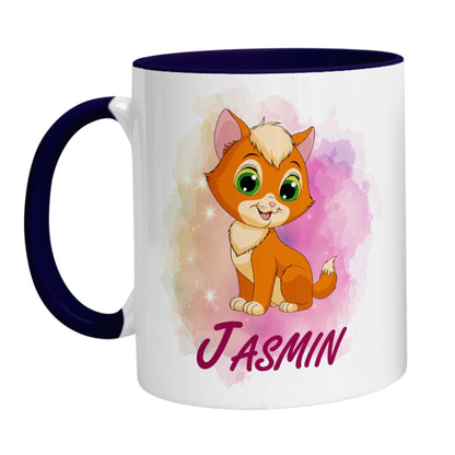 Tasse - Namenstasse Katze (Personalisiert) - Zwergenstick