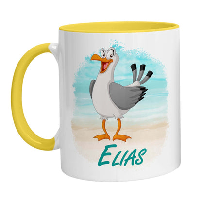 Tasse - Namenstasse Möwe (Personalisiert) - Zwergenstick