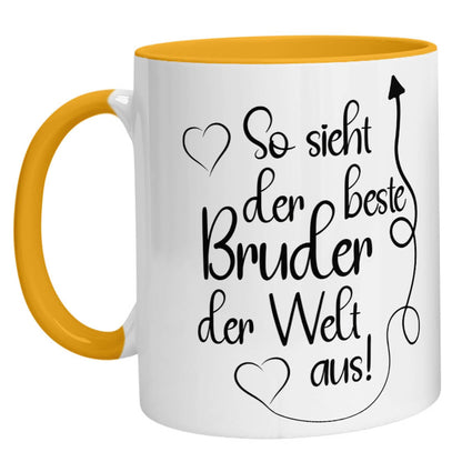 Tasse - So sieht der beste Bruder der Welt aus - Zwergenstick
