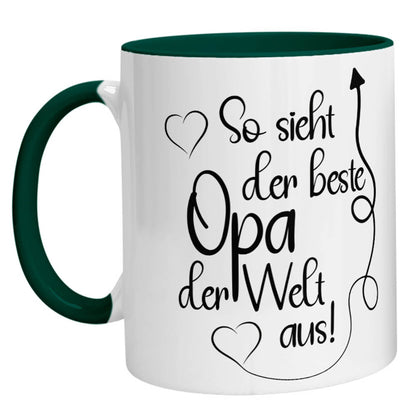 Tasse - So sieht der beste Opa der Welt aus - Zwergenstick