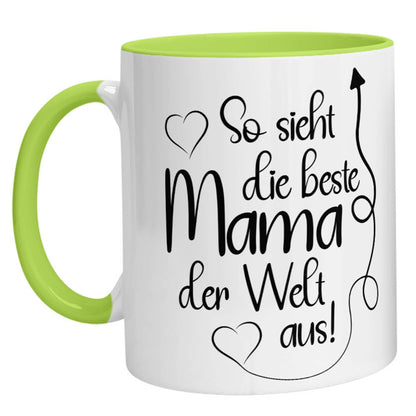 Tasse - So sieht die beste Mama der Welt aus - Zwergenstick