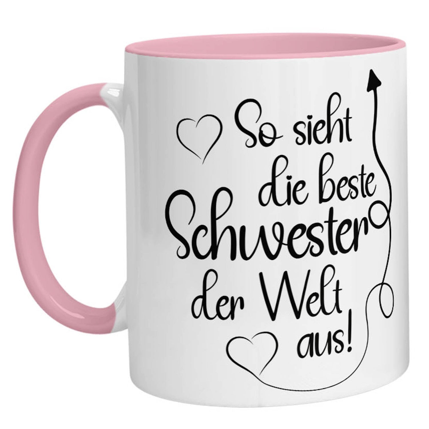 Tasse - So sieht die beste Schwester der Welt aus - Zwergenstick