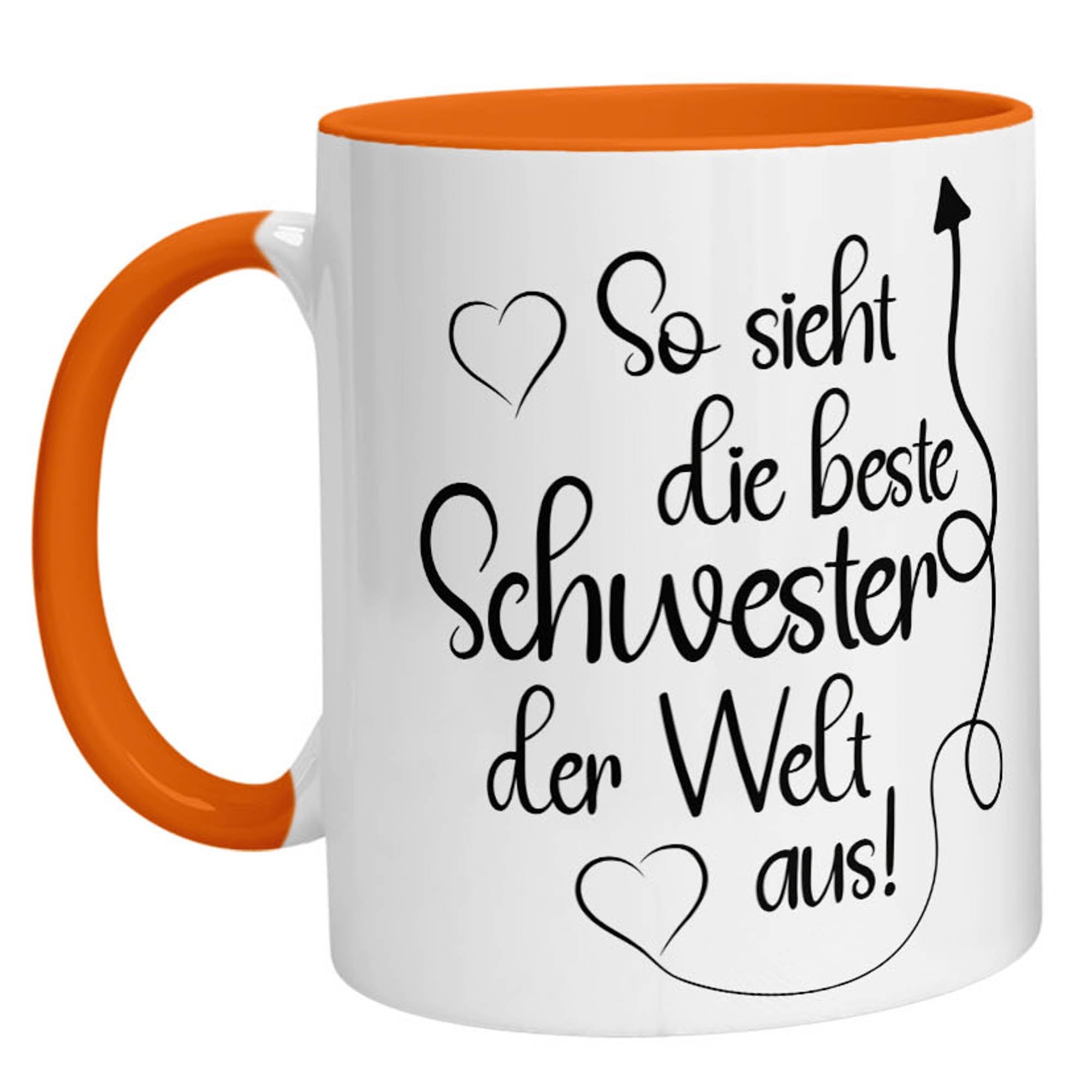 Tasse - So sieht die beste Schwester der Welt aus - Zwergenstick