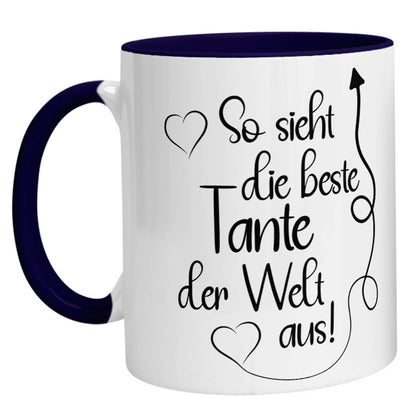 Tasse - So sieht die beste Tante der Welt aus - Zwergenstick