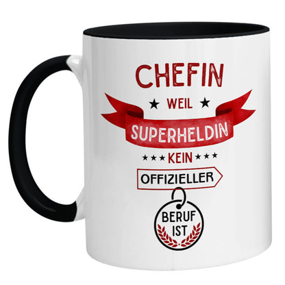 Tasse - Superheldin Chefin - Zwergenstick