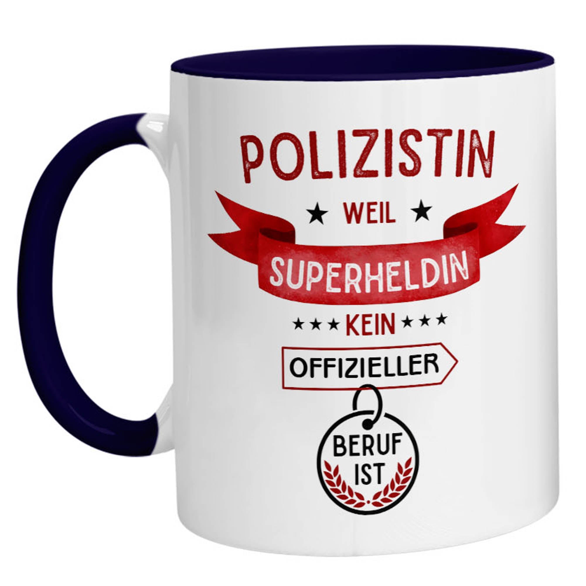 Tasse - Superheldin Polizistin - Zwergenstick