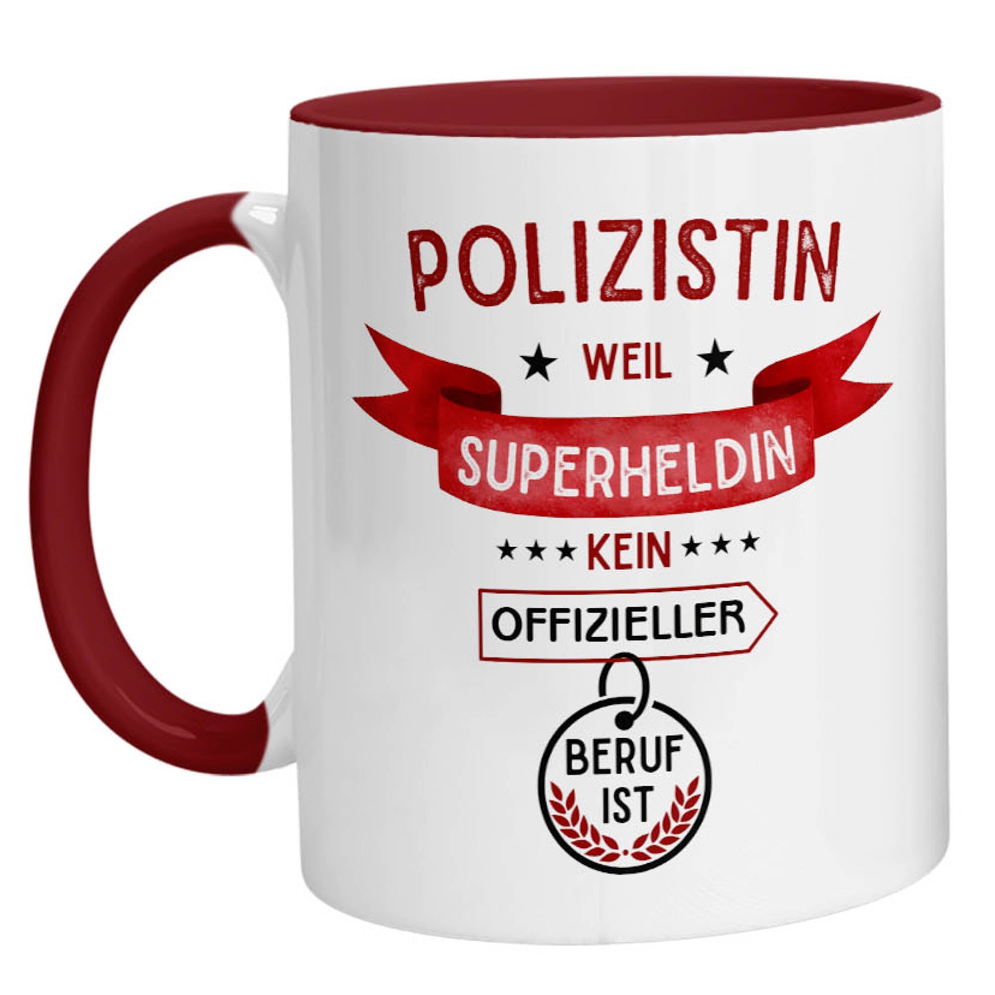 Tasse - Superheldin Polizistin - Zwergenstick
