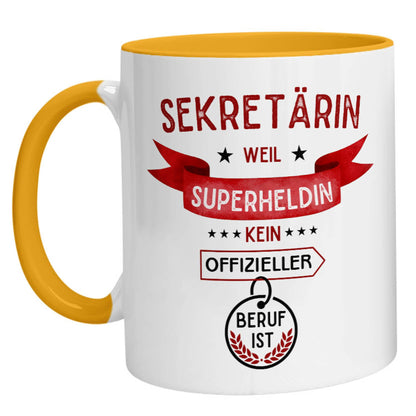 Tasse - Superheldin Sekretärin - Zwergenstick